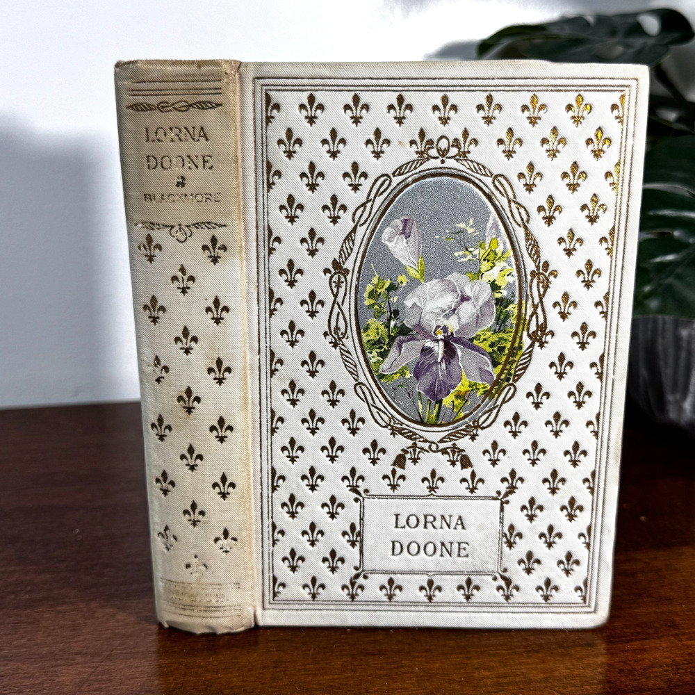 Lorna Doone Vol I R.D. Blackmore Hurst & Co Antique Illustrated Cloth Book 1900s